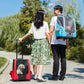 Pet Portable Breathable Backpack Dog Wheel Carrier