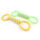 Natural Cotton Tough And Interactive Dog Tug Toy With 2 Handles