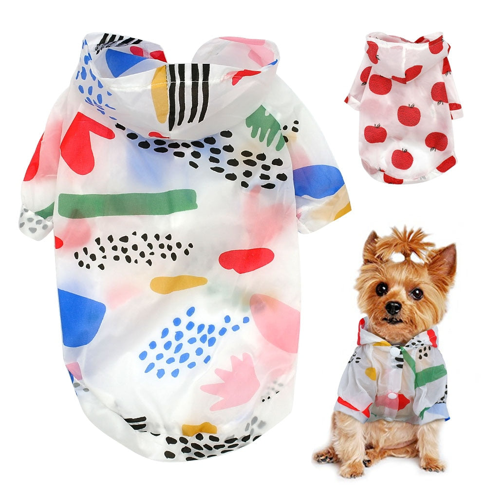 Dog thin breathable fruit sun protection clothing