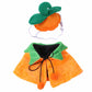 Halloween Pumpkin Double-sided Dog Cloak Cat Halloween Ornaments