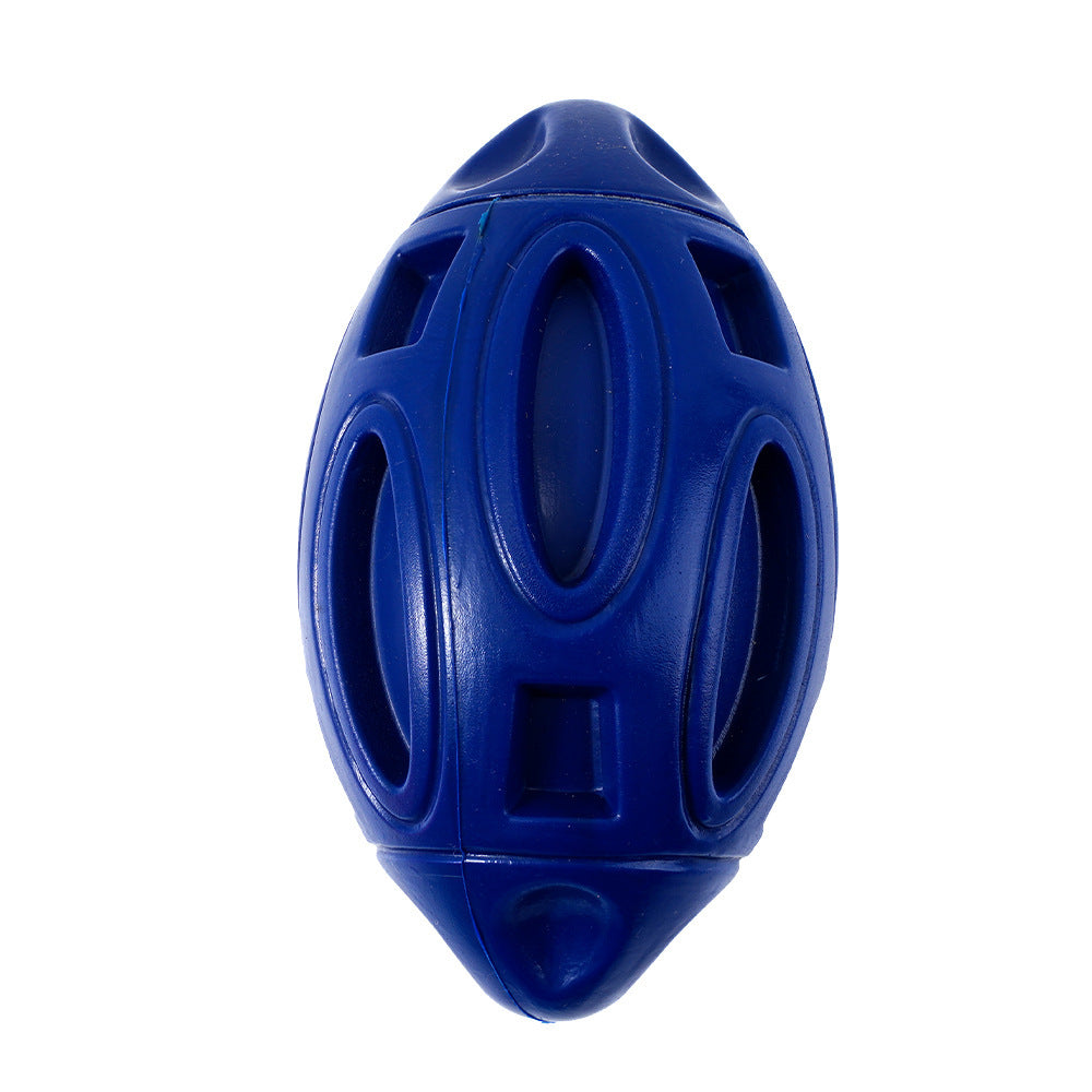 Football Wear-Resistant Rubber Sounding Dog Toy