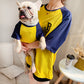 Dog clothing short sleeve parent-child clothing