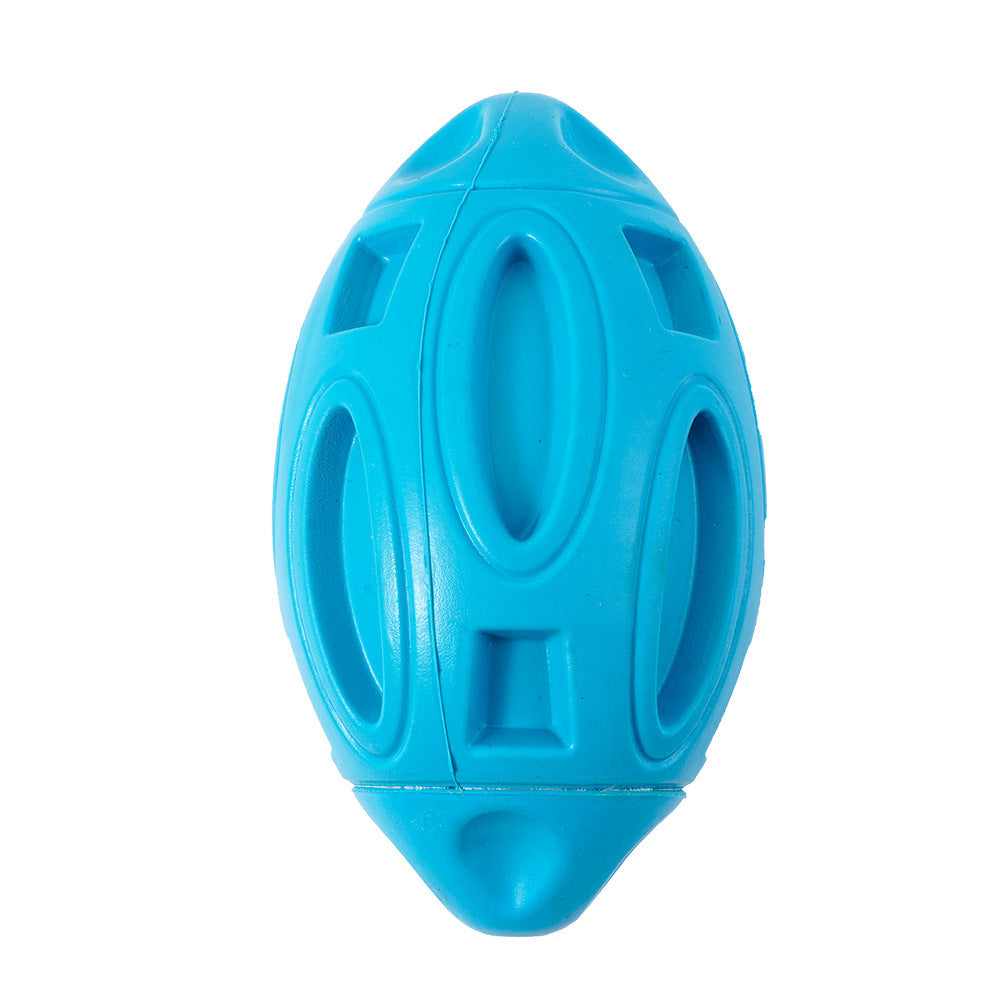 Football Wear-Resistant Rubber Sounding Dog Toy