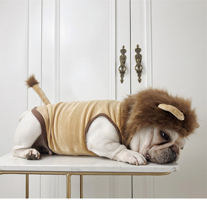 Dog Lion Clothes Pet Supplies Halloween Cat Clothes