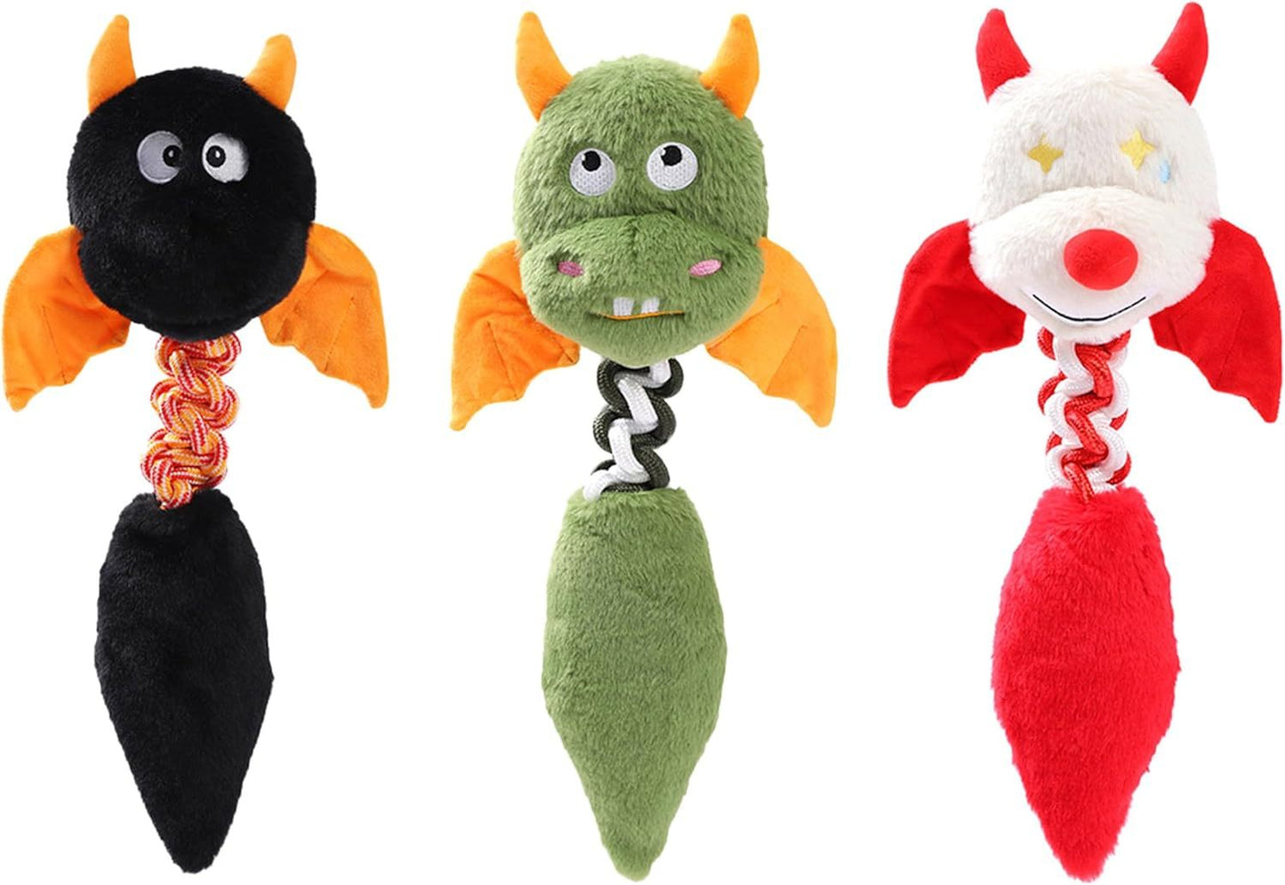 Dragon Plush Squeaky Dog Toy