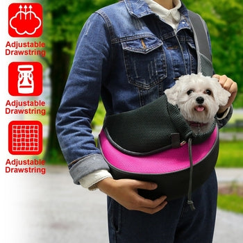 Carrier for Dogs Hand Free Sling Adjustable Padded Strap Tote