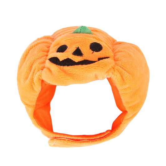 Cute Pet Hat Halloween Pumpkin Pet Dog Cat Hat Dress Up Headdress Small Dog Cat Cosplay Costume Decorative Hat Pet Accessoires