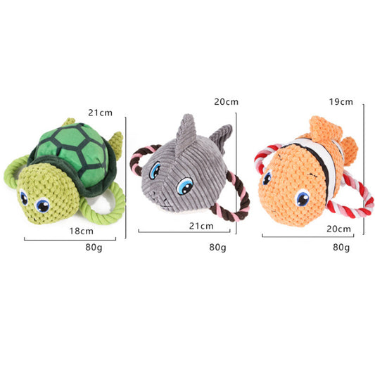 Sea Animal Interactive Chewy Pet Toy